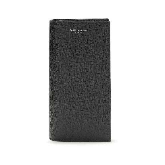 Saint Laurent Black Calf Leather Bos Taurus Men's Wallet